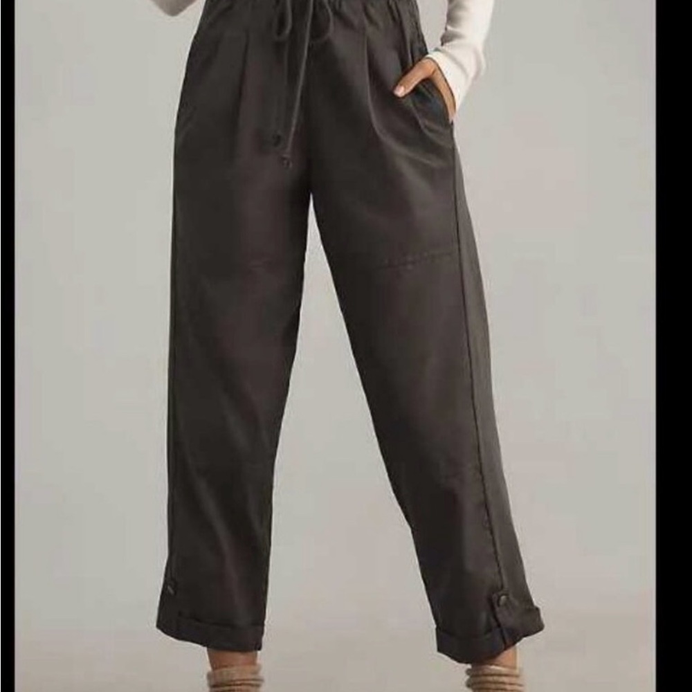 Daily Practice by Anthropologie Remix Pull-On Pants Grey NWT
